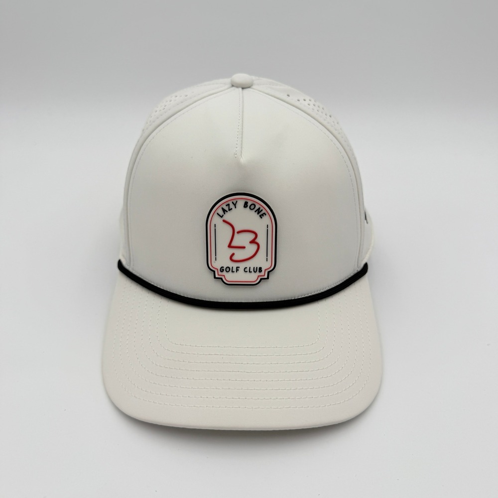 Branded Bills Lazy Bone Golf Club Rope Hat OSFM Off White Performance Snapback